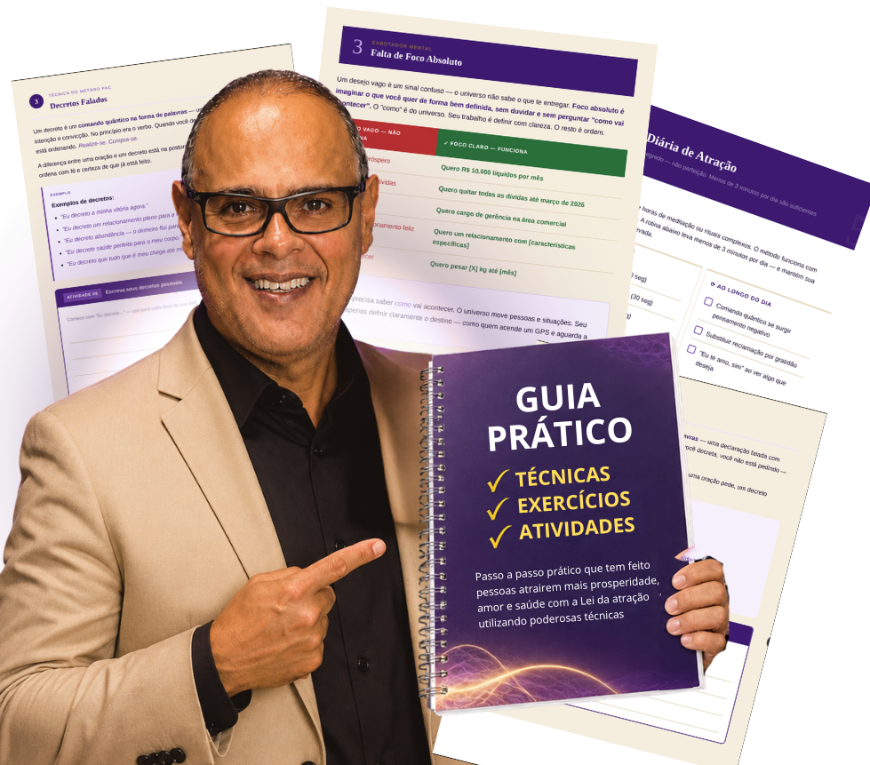 Mockup do guia O Salto Quântico